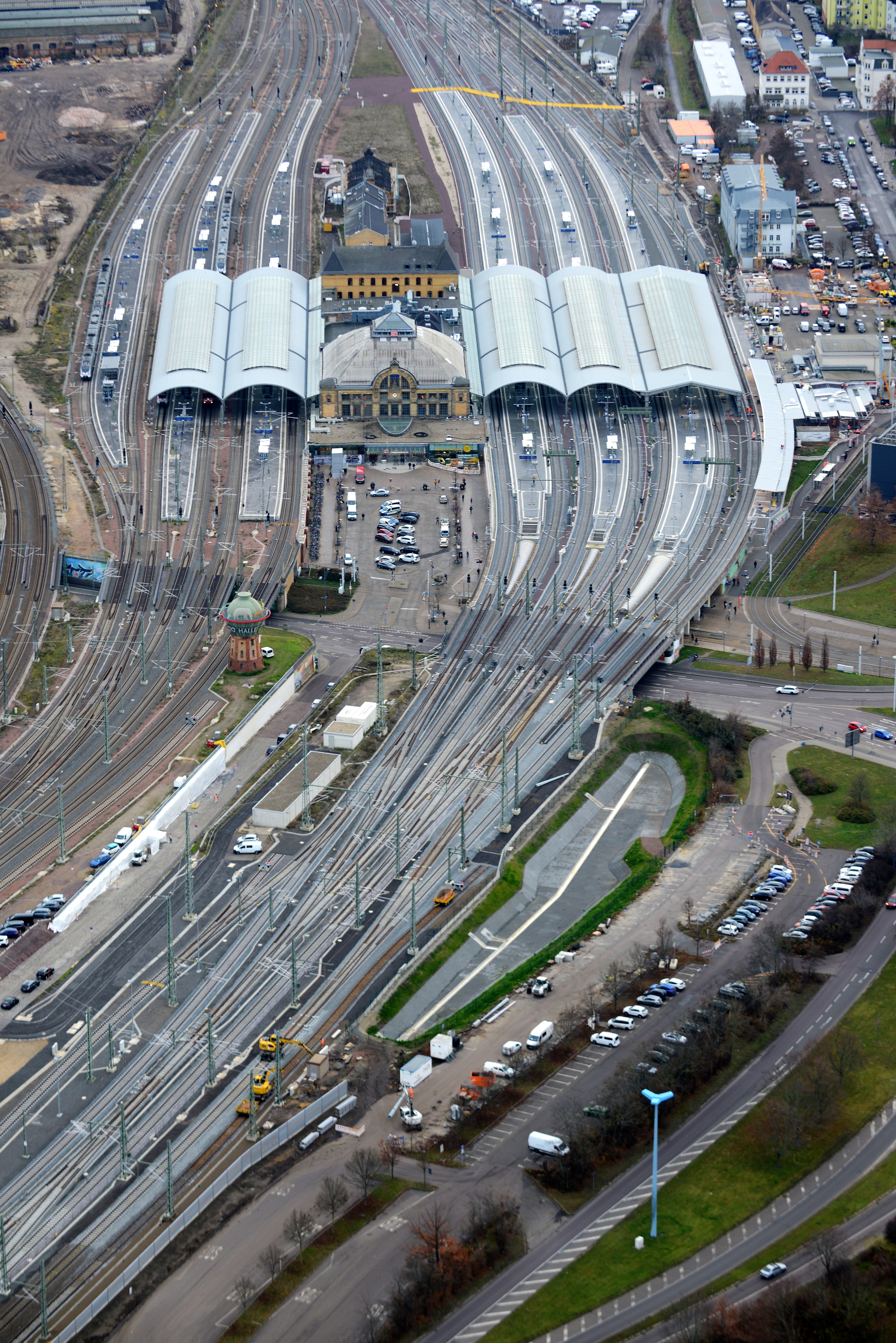 Halle(Saale): 13 neue Bahnsteige, innerer Bahnknoten fertiggestellt